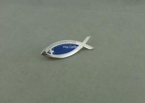 China Etched Soft Enamel Pin By Brass , Die Struck Transparent Enamel Pin , Rhinestone School Pin factory
