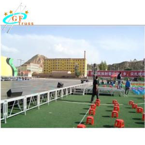 China Aluminum Mobile Folding Portable Stage Platform For Wedding Party factory