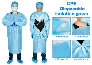 China Surgical OperationMedical Disposable Gowns Thumb Loop Environment Friendly factory