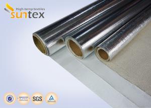 China Fire Retardant Aluminized Glass Cloth Thermal Insulating Materials Of The Steam Heating Pipelines &amp; Fire Suits factory