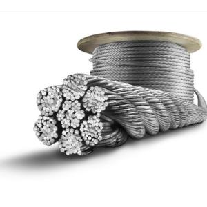 China Astm 304 304l Stainless Steel Wire Rope 3mm Stainless Steel Hot Rolled Wire factory