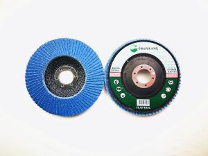 China Zirconia VSM Grain P80 Grit 125mm Blue Flap Disc Wheel factory