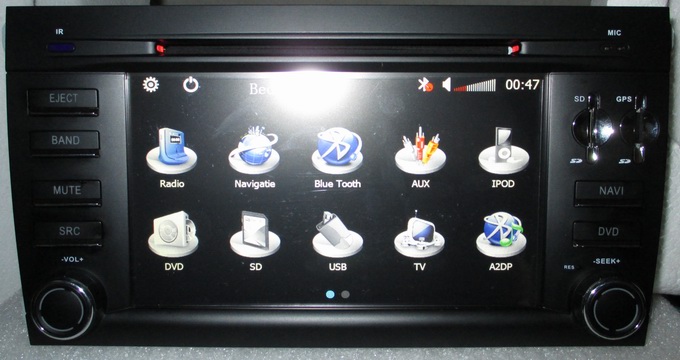 Car audio player gps navigation for Porsche Cayenne 2003-2010 with auto radio RDS mp3 OCB-8816
