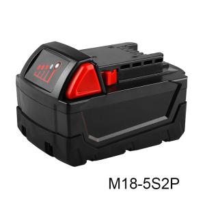 China 18V M18 5S2P Cordless Power Tool Battery 18650 Durable For Hand Drill factory