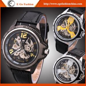 China WN19 Mechanical Watch Man Stainless Steel Back 30M Water Resistant WINNER Sports Watches factory