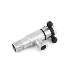 Good Quality Safety Brushed Color Two-Way 304 Angle Valve