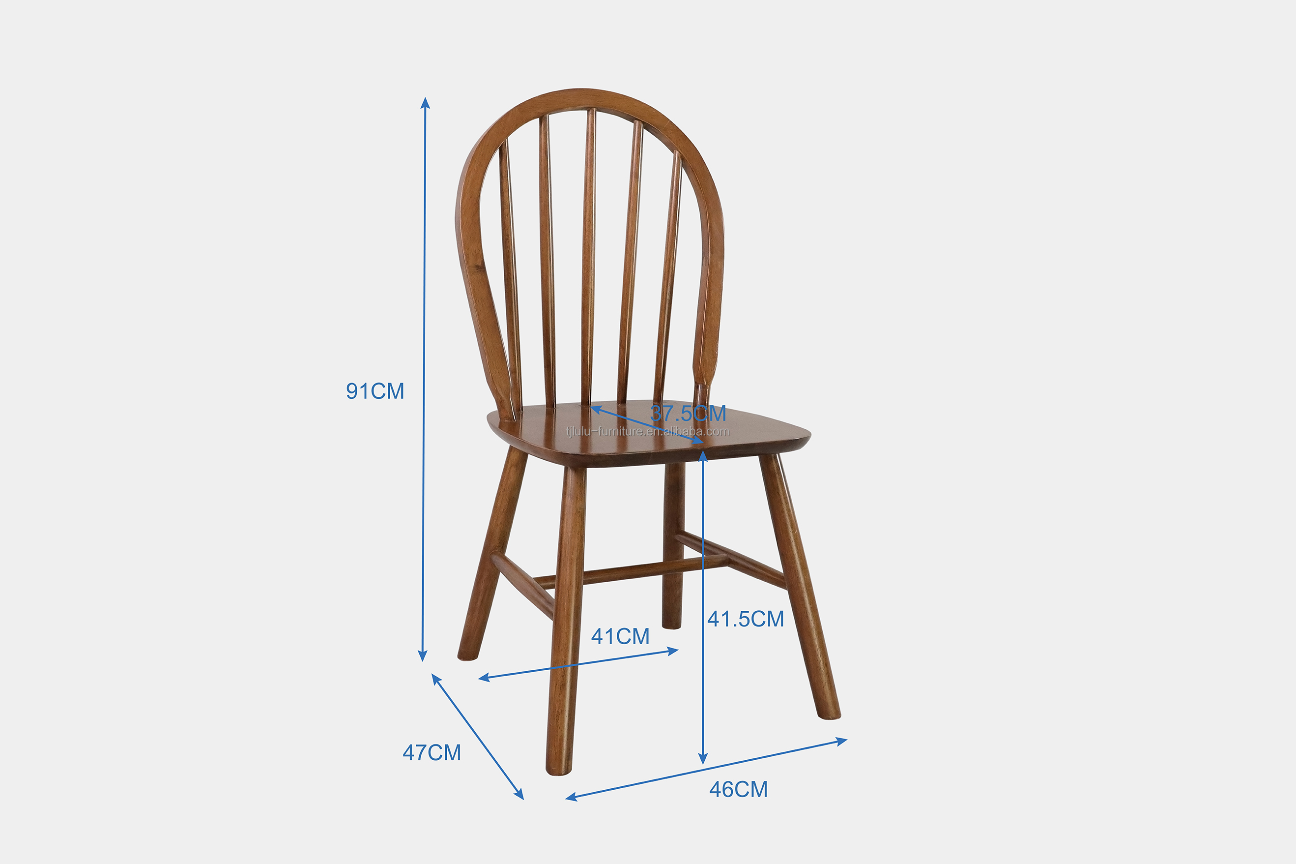 Modern Natural Color Nordic Wooden Furniture Upholstered Solid Wood Dining Chairs for Hotel Restaurant Hot Item