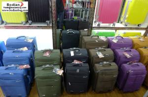 China cheap soft sided 20''+24'' +28'' three piece trolley luggage set,suitcases from Baigou factory