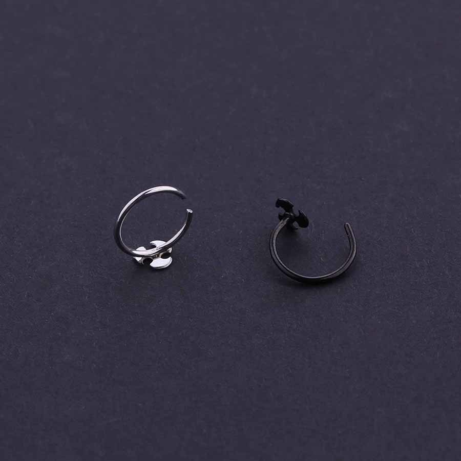 Wholesale nose ear cartilage piercing jewelry 20g surgical steel thin small open nose rings for sale