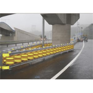 China Traffic Safety Driveway EVA Roller System Guardrail Crash Rolling Barrier on sale