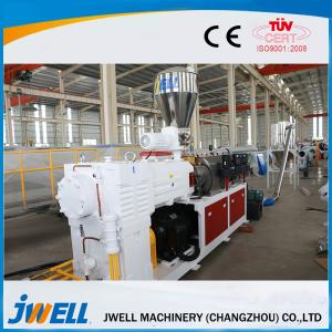 China Decoration Plastic Profile Extrusion Line , Plastic Sheet Extrusion Line Vacuum Calibration factory