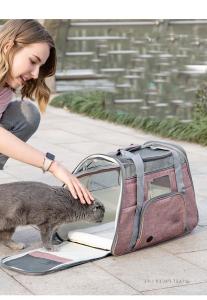 China Lightweight Pet Carrier Travel Bag 19x11x11 21x13x13 18x14x8 18x11x11 18.5 Long X 8.5 High X 13.5 factory