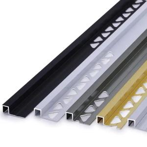China Wall Floor Aluminium Tile Strip Corner Protect Decoration Edging Trim factory