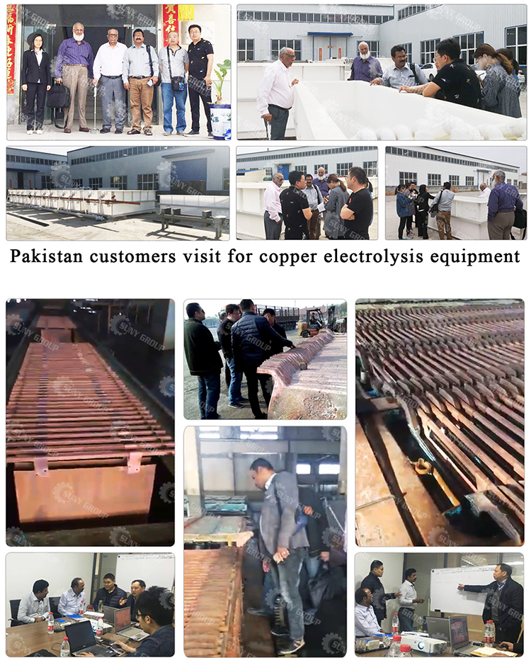 2000 KG Weight Copper Electrolysis Machine for 99.99% Pure Cathode Copper Production