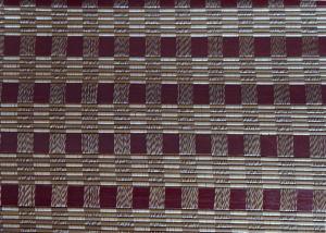 China Moth Proof Indoor Outdoor Bamboo Roll Up Shades Horizontal Pattern factory