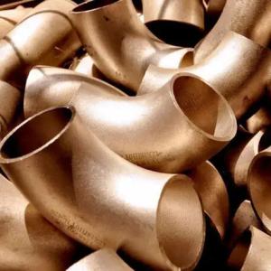 China Customized Copper Nickel Long / Short Radius Elbow Welding Pipe Fittings factory