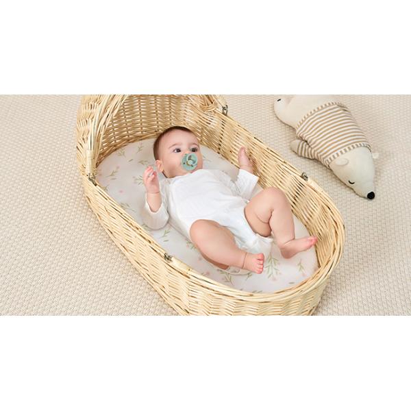 Breathable 32*16 Inches Cradle Bed Sheets Bassinet Mattress Sheets