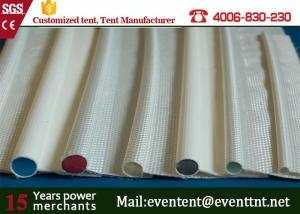 China Camping Tent Accessories Transparent Panama Fabric 20mm Single Flap Keder factory