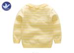 Stripes Girls Pullover Sweaters Round Neck Cotton Long Sleeves Children Jumper