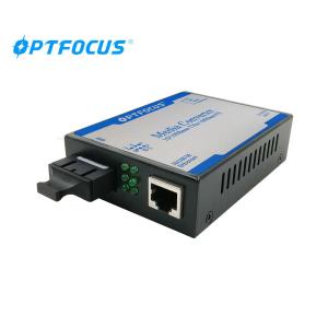 China Dual Fiber SM 25Km SC 10 / 100M 1310nm Fiber Media Converter Normal or High Class factory