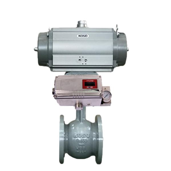 KOSO Control Valve 220C Globe Valves With 6400RB 6500RA 7300RB Pneumatic Type