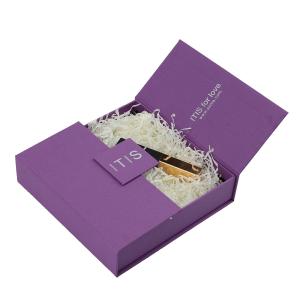 China Magnet Flip Top Liquid Lipstick Paper Box , Packaging Hard Cardboard Gift Boxes cosmetic gift box factory