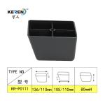 KR-P0111 Smooth Plastic Cabinet Feet , Plastic Sofa Legs Replacement Strong Load
