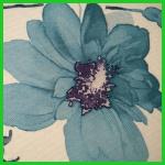 Blue flowers printed design table tablecloths for daily life used of made in