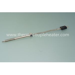 China Thermocouple Threaded Probe with Flexible Leads and Connectors factory