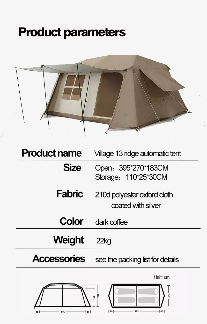 China Supplier Customized Colors Waterproof Outdoor Inflatable Camping Tents Camping Outdoor