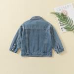 OEM unisex children's denim jacket lamb wool sherpa denim jacket jackets for