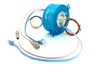 China Low Resistance Fluctuation Pan Cake Linear Slip Ring Contacts ODM factory
