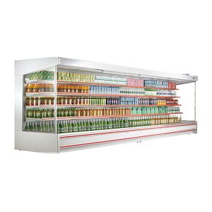 Commercial Multideck Open Chiller Vertical Beverage Display Refrigerator