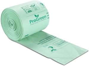 China EN13432 1C Print PLA PBAT Biodegradable garbage bags factory