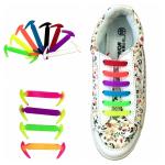 No Tangles No Tie Shoelaces Silicone , Free Of Dirt Shoelace Replacement No Tie
