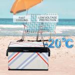 389mm Height Portable Truck Cooler , Single Zone R134a 30l Fridge Freezer