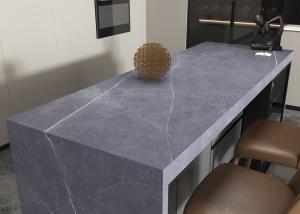 China Gray Color Slab Countertop Sintered Stone 800x2600mm factory