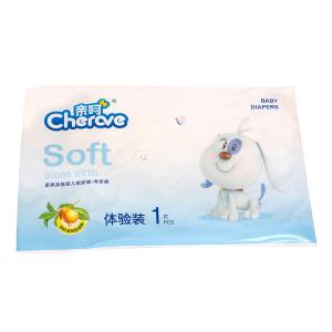 China Magic Tape Baby Disposable Nappies Newborn Super Absorption 750ml factory