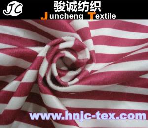 China 100% polyester plaid cotton imitation velvet fabric/Grid printed imitate cotton velveteen factory