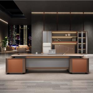 China L Shape Director Manger Ceo Boss Desk Executive Large Office Desk Set factory