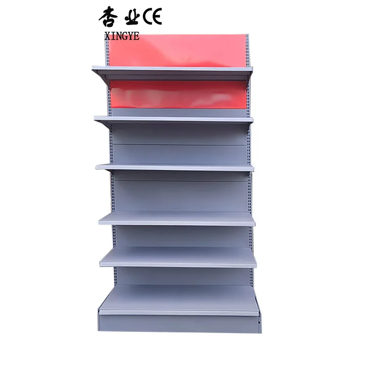 Factory Customized Color Size Supermarket Gondola Shelving Single-sided Goods Shelf
