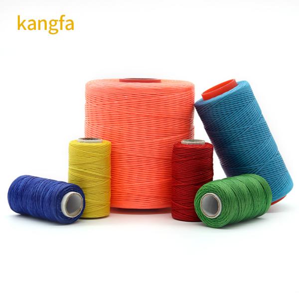 Ring Twisted 210D Polyester Waxed Thread for Leather Sewing 1mm Diameter Free