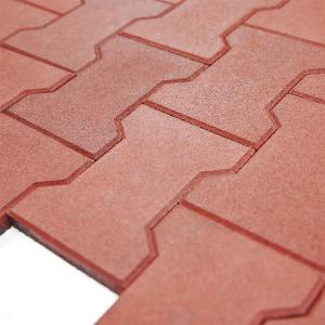 China Anti-Slip Dog Bone Interlocking Rubber Paver For Horse Stable Horse Barn Flooring Tiles factory