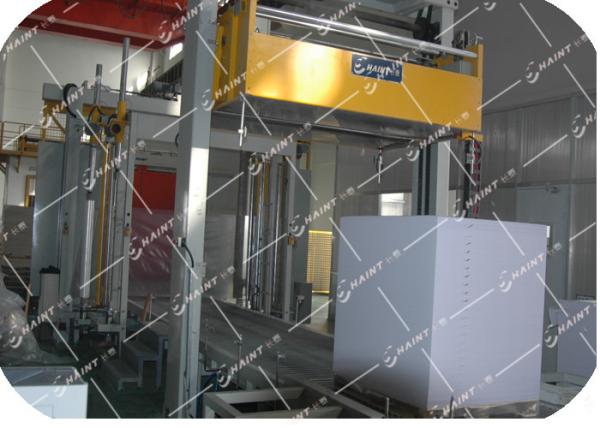 China Paper Mill Auto Wrapping Machine , Pallet Wrapping Solutions Labor Saving factory