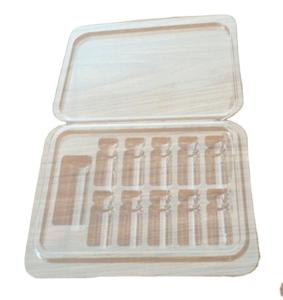China Disposable Blister Medicine Vial Packing Tray Customizable for Customer Requirements factory