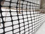 Black Barrier Safety Fencing - A Man Can Erect