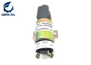 China Excavator Parts Stop Solenoid 3864274 24V Flameout Solenoid Valve 1751-2467 factory