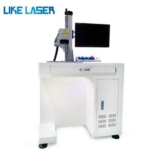 China Enclosed Fiber Metal Printing Marking Machine for Metal Watches Camera Auto Parts Buckles factory