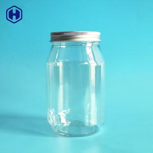 China Airtight 630ML 31OZ 70mm Plastic Mason Jar Jam Packaging factory