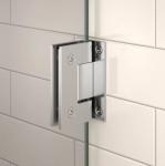 Glass Shower Door 10mm Toughened Glass Frameless Shower Enclosures With Black